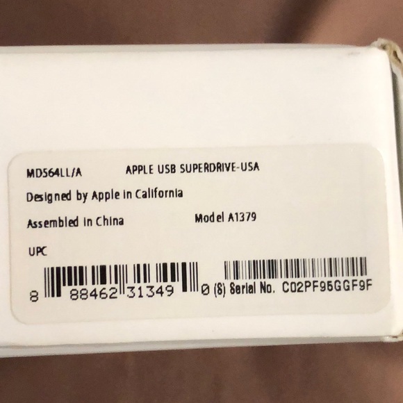 Apple USB SuperDrive NWT - Picture 5 of 5